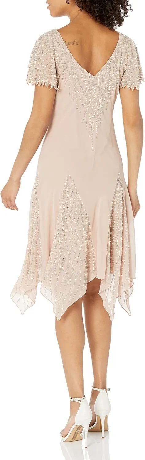 J Kara Women's Short Beaded Dress