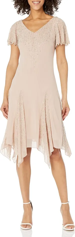 J Kara Women's Short Beaded Dress