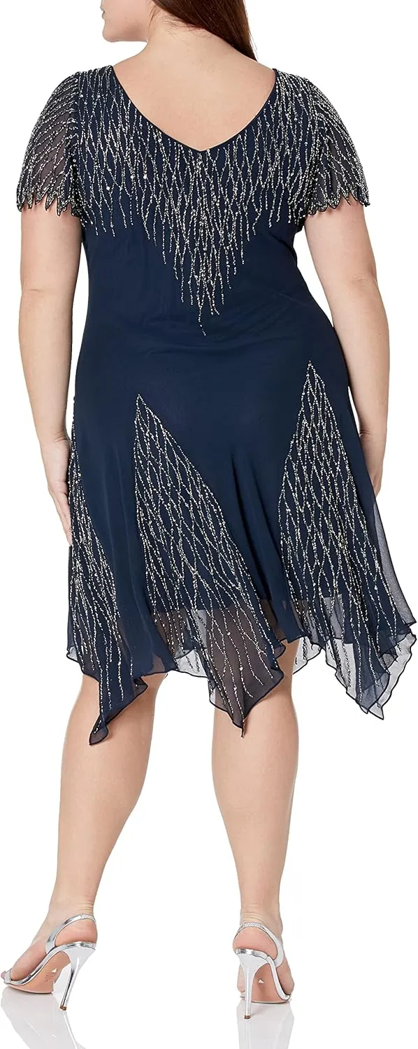 J Kara Women's Short Beaded Dress
