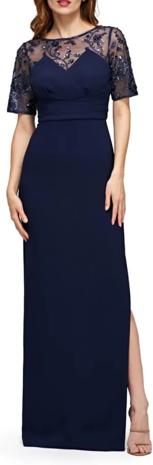 JS Collections Women's Vanessa Column Gown