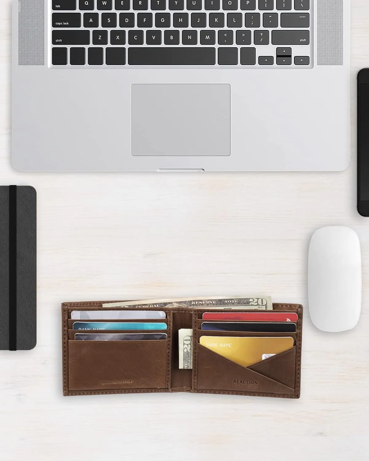 Kenneth Cole REACTION Men's Leather Bifold Wallet