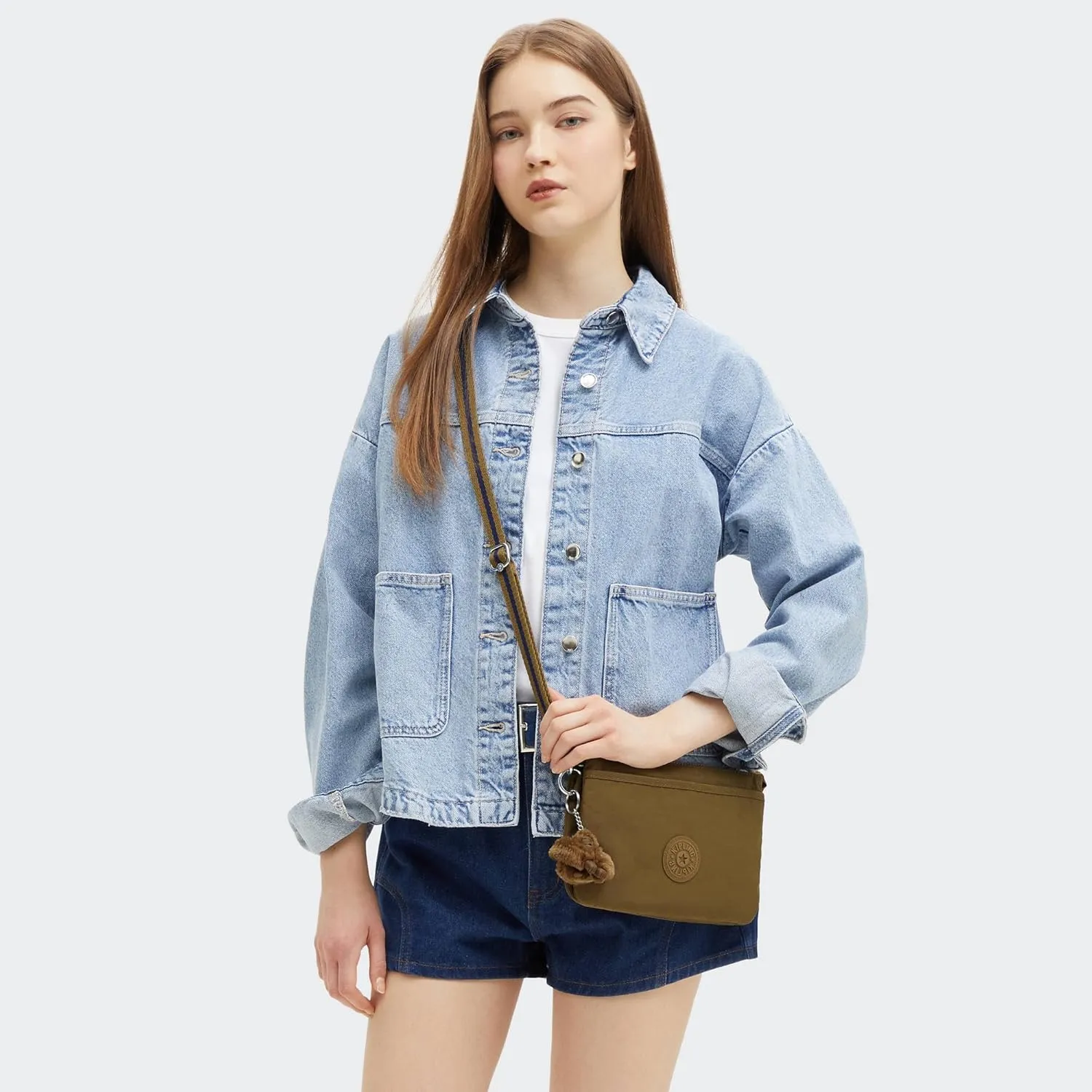 Kipling Riri Metallic Crossbody Bag