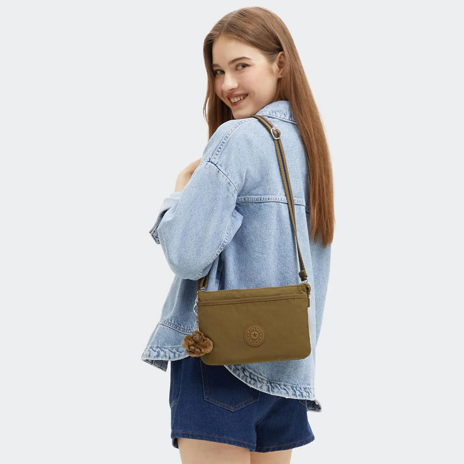 Kipling Riri Metallic Crossbody Bag