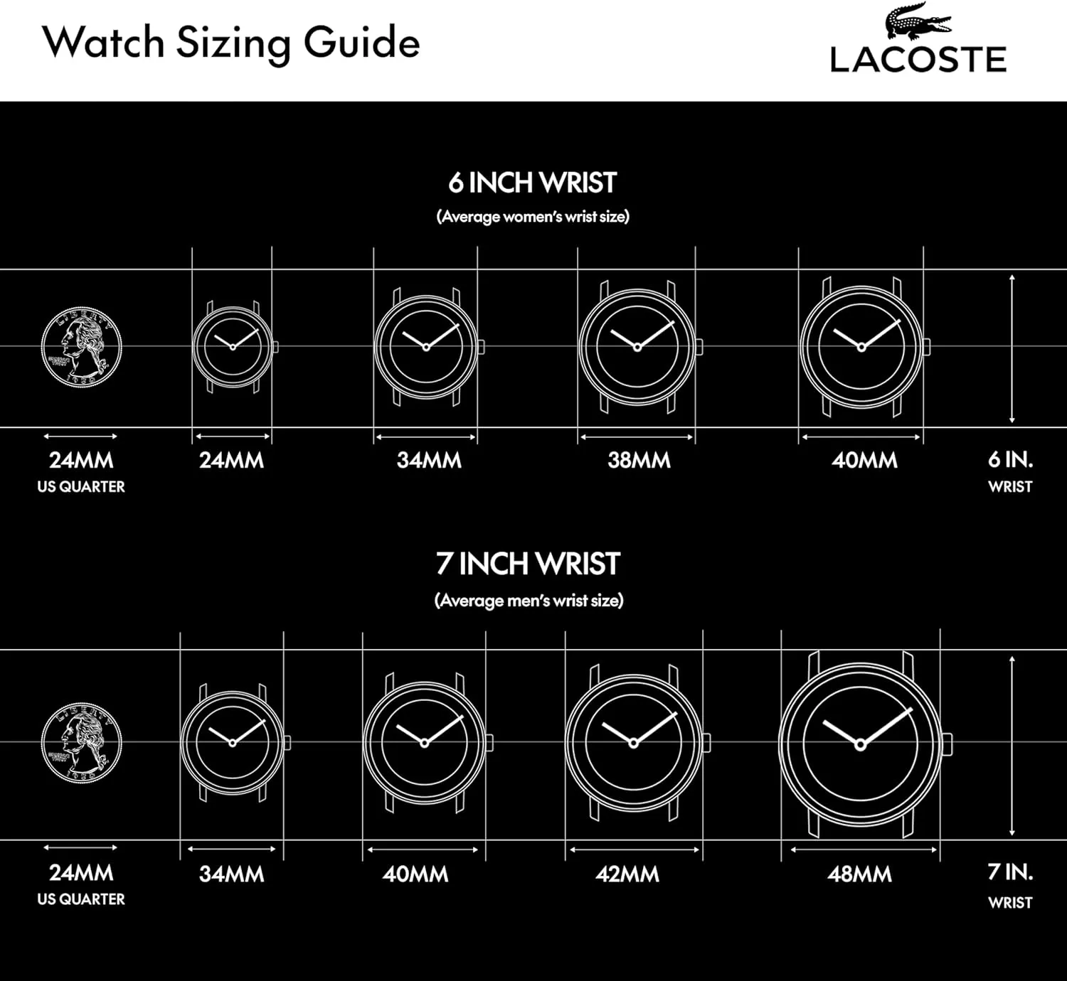 Lacoste Riga Women's 3H Quartz Watch, Stainless Steel, Water Resistant Up to 5ATM/50 Meters - Minimalist Elegance - Premium Fashion Timepiece - Gift for Her - 34mm