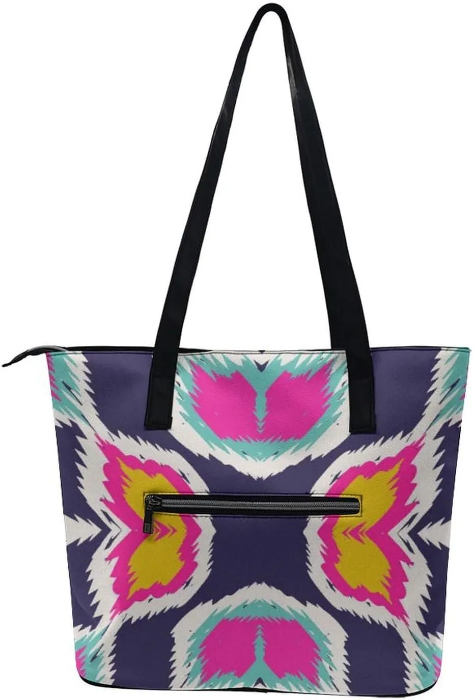 Large Tote Bag Fashion Handbag With Zipper For Women And Men