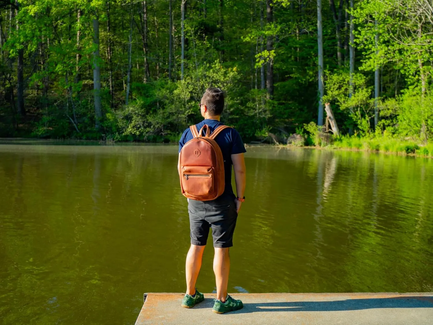 Leather Backpack (Chocolate)
