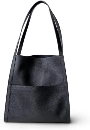 Leather Tote Shoulder Bag for Women，Large Leather Hobo Shoulder Bag