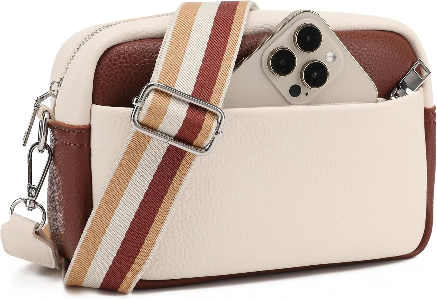 lola mae Quilted Crossbody Bag, Trendy Design Shoulder Purse