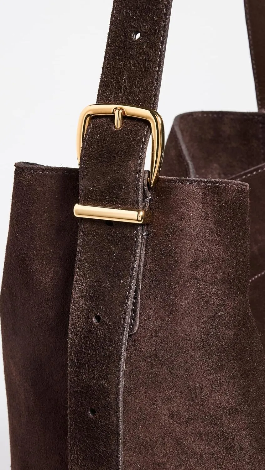 Madewell Women's The Essential Bucket Tote in Suede