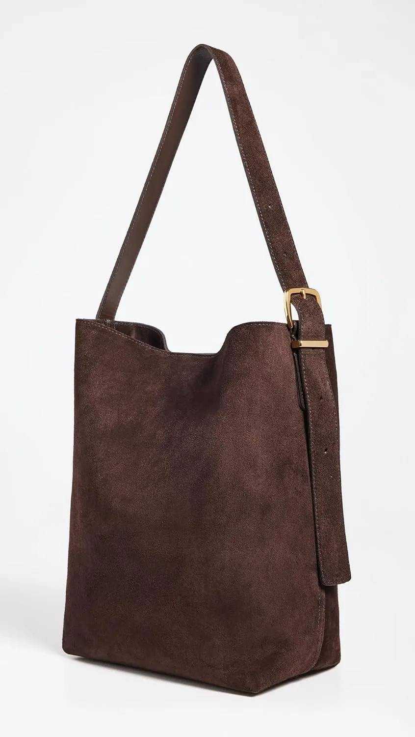Madewell Women's The Essential Bucket Tote in Suede