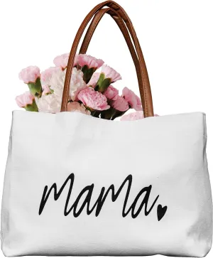 Mama Bag, Mommy Tote Bag Gifts for Mom, Nurse Canvas Tote Bag for Hospital, Beach, Travel