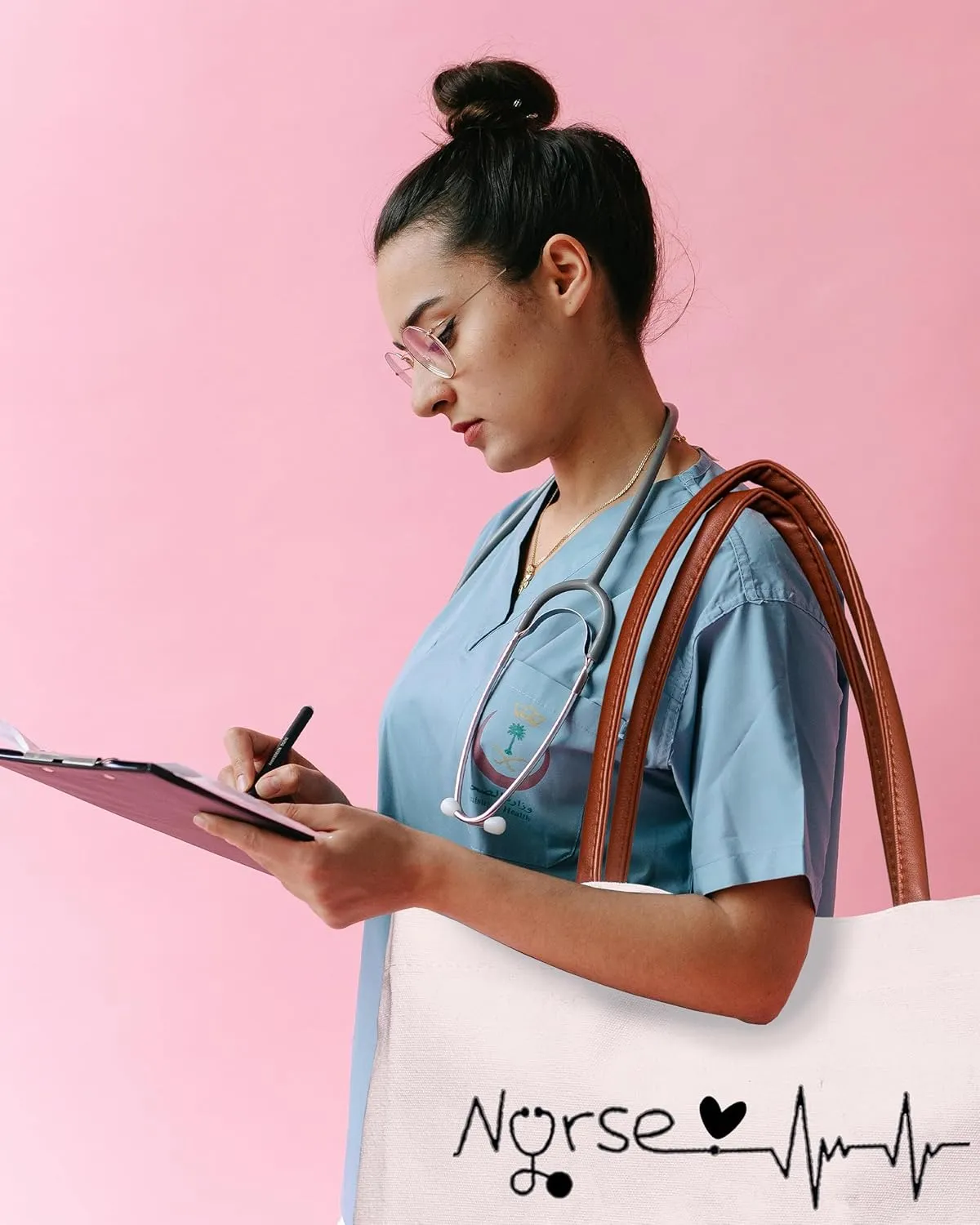 Mama Bag, Mommy Tote Bag Gifts for Mom, Nurse Canvas Tote Bag for Hospital, Beach, Travel