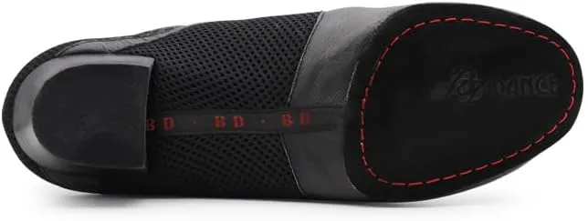 Men's Ballroom Dance Shoes BD Latin Dancing Shoe for Men Teaching Jazz Tango Salsa Low Heel Mesh Black, #468, 6-14