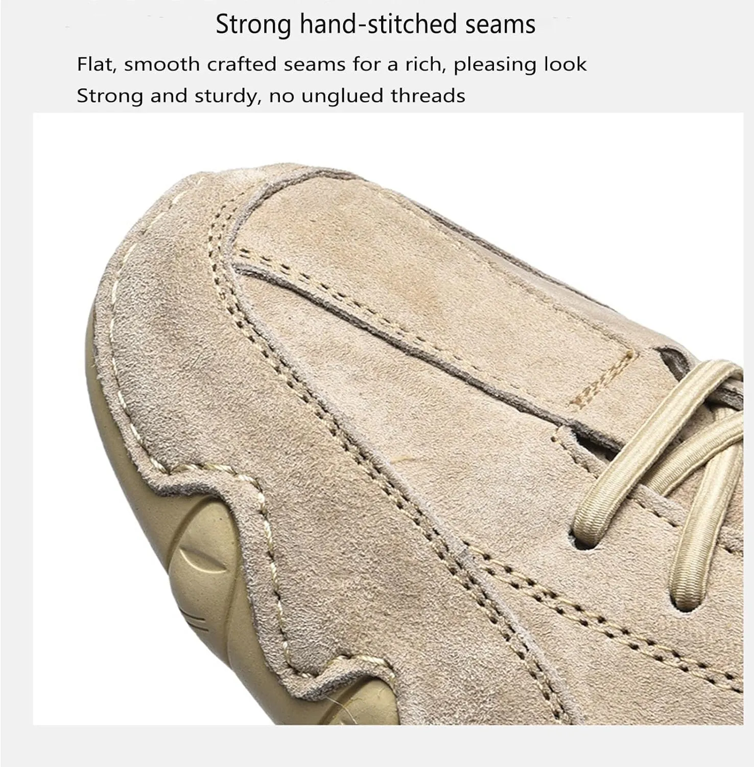 Men's Casual Comfort Barefoot Walking Shoes Fashionable Suede Lightweight Anti Slip Minimalist Sports Shoes