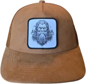 Men's Trucker Hat - Suede Snapback 5-Panel Cap, Mesh Back, Stylish Baseball Cap for Casual Wear, Outdoor & Everyday Fashion