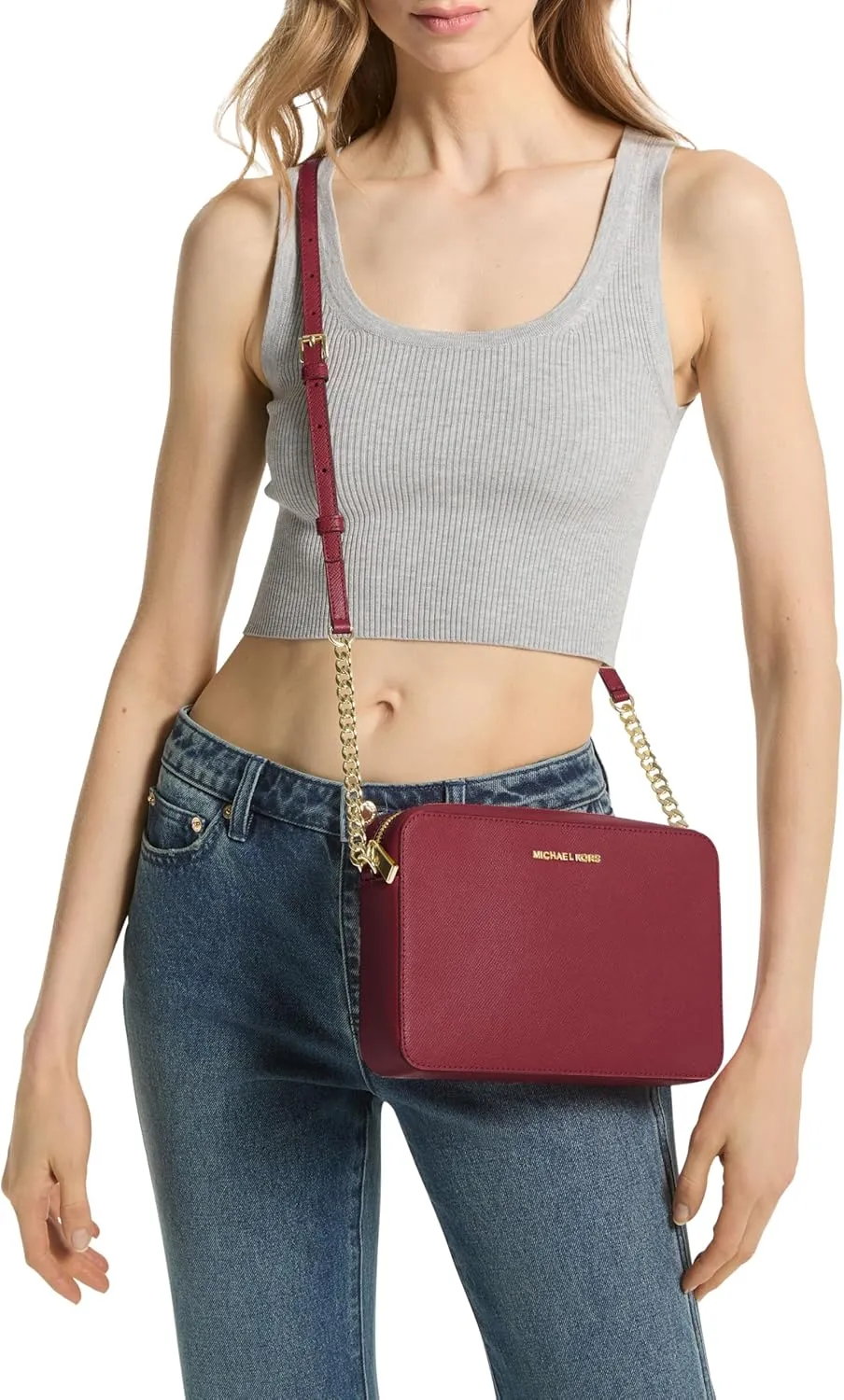 Michael Kors Jet Set Large Crossbody Bag