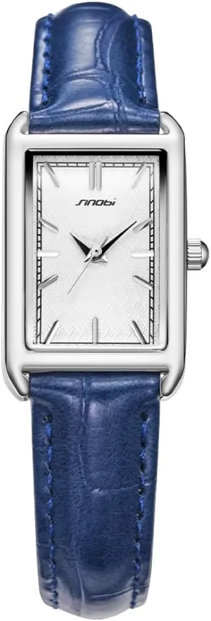 Minimalist Causal Square Watch for Women Leather Strap Watch