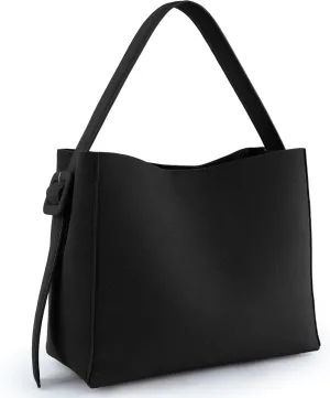 Minimalist stylish commute daily Eco-friendly leather travel Soft bucket bag crossbody bag with adjustable shoulder strap