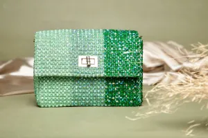 Mirai Clutch – Moss Green