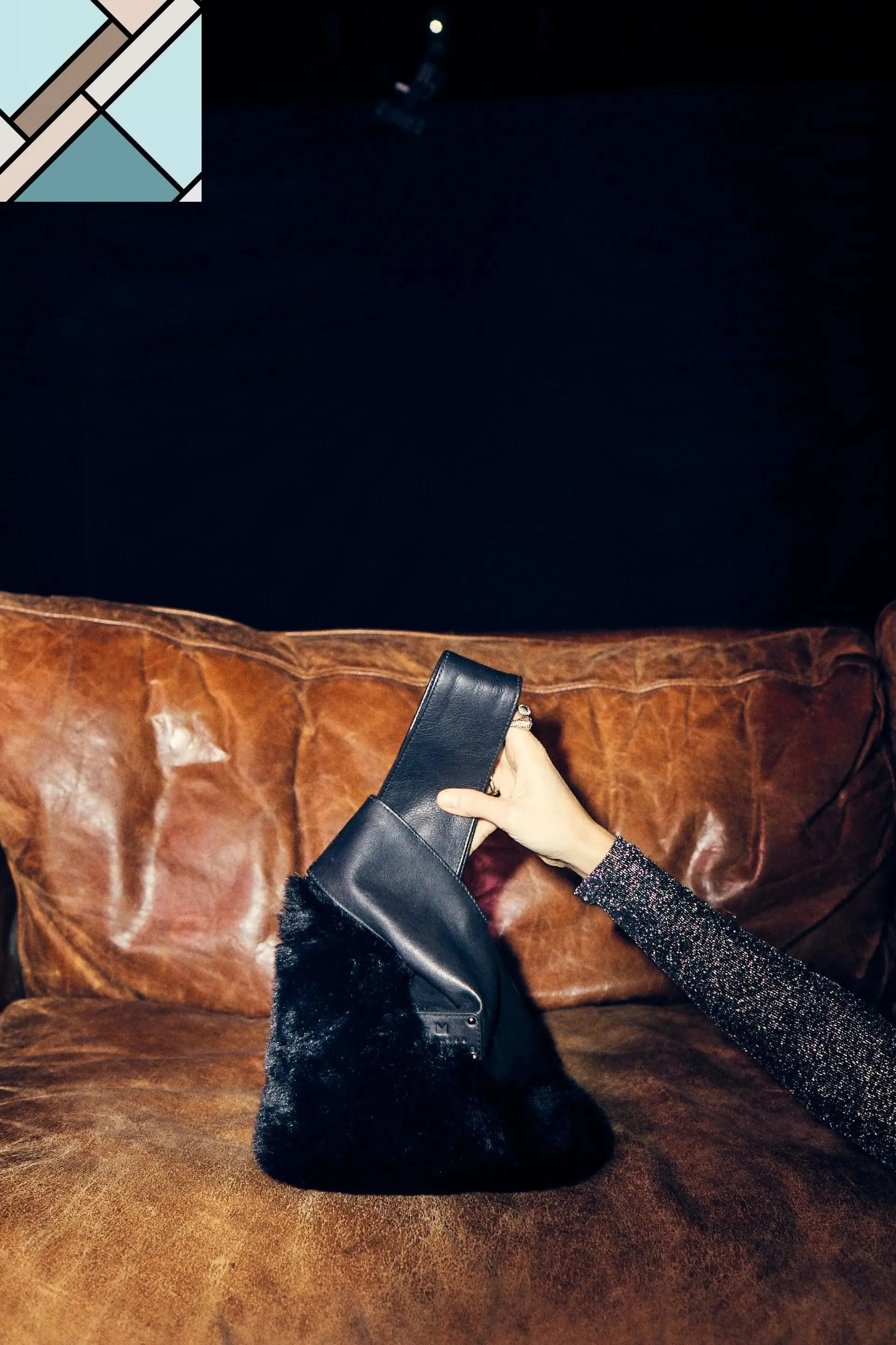 New Faux Fur diForm Bag