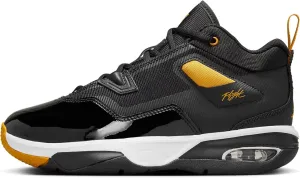 NIKE Jordan Stay Loyal 3 Big Kids' Shoes (FB9922-071, Black/White/Yellow Ochre) Size 6