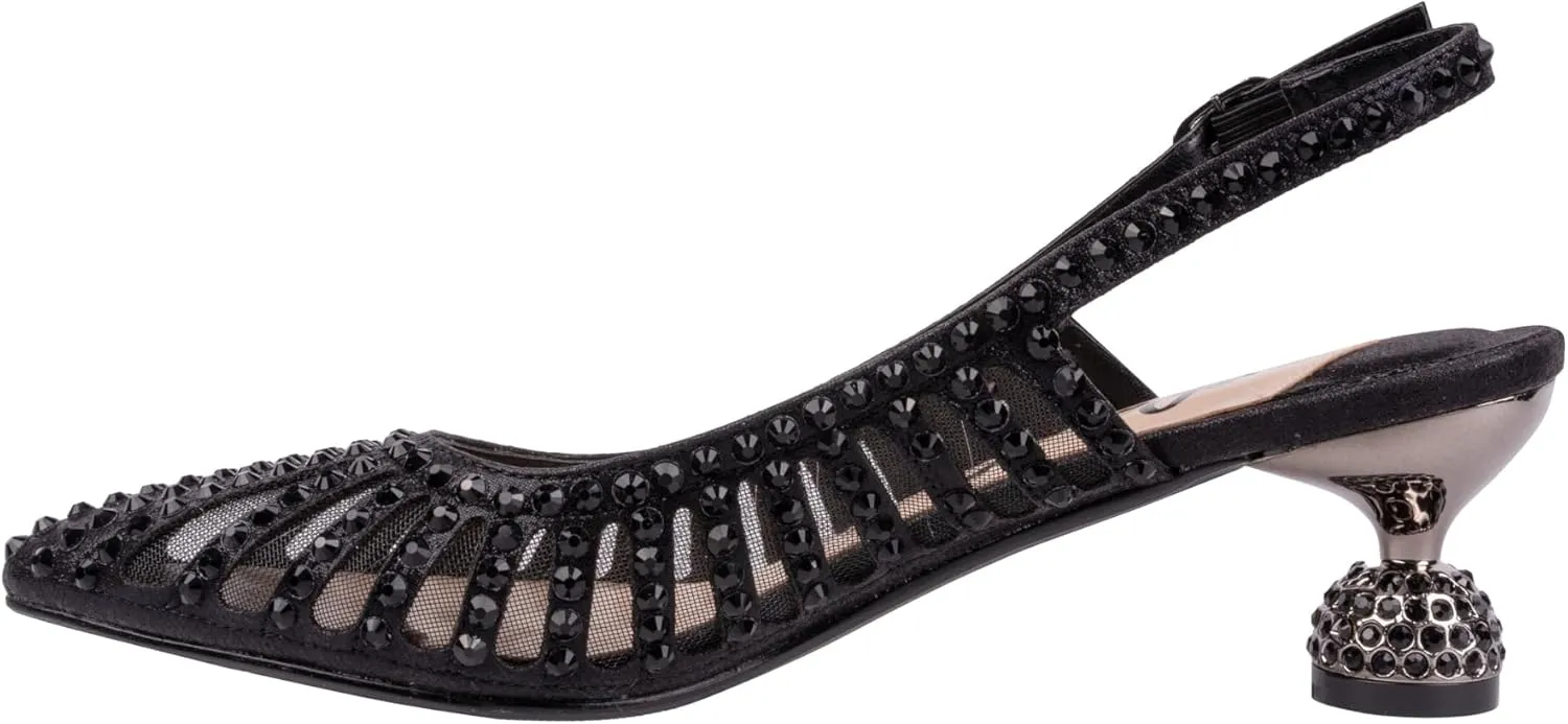 Ninety Union Lady Couture Rosita Mesh Rhinestone Heel Slingback
