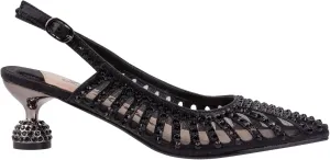 Ninety Union Lady Couture Rosita Mesh Rhinestone Heel Slingback