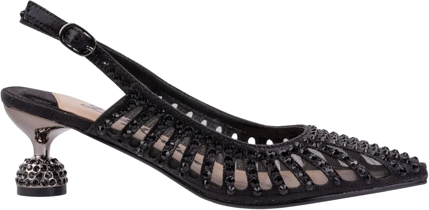 Ninety Union Lady Couture Rosita Mesh Rhinestone Heel Slingback