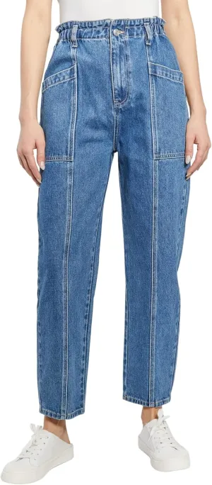 O A T NEW YORK Women's Luxury Clothins Basic High Rise Denim Jeans with Five Pockets, Comfortable & Stylish Pants