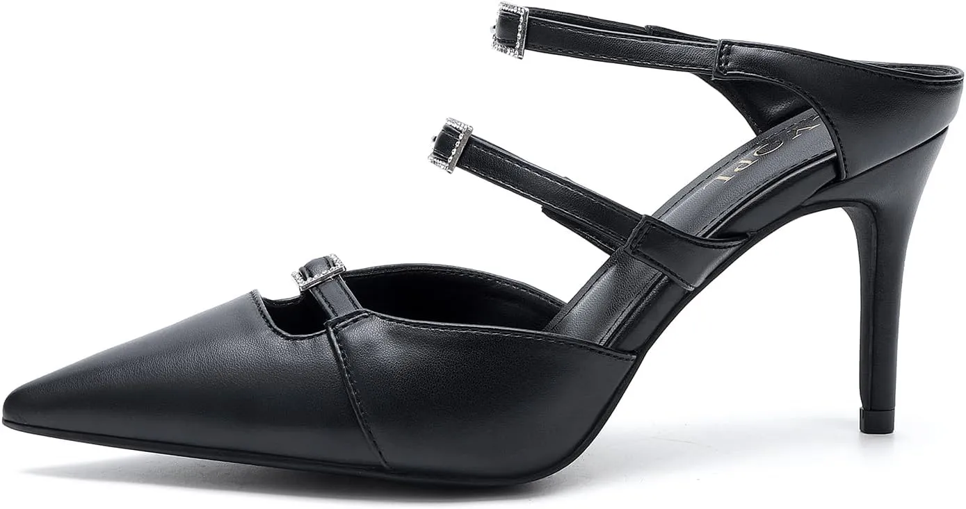 Pointed Toe Heels for Women, Closed Toe Stiletto Pumps Shoes