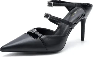 Pointed Toe Heels for Women, Closed Toe Stiletto Pumps Shoes