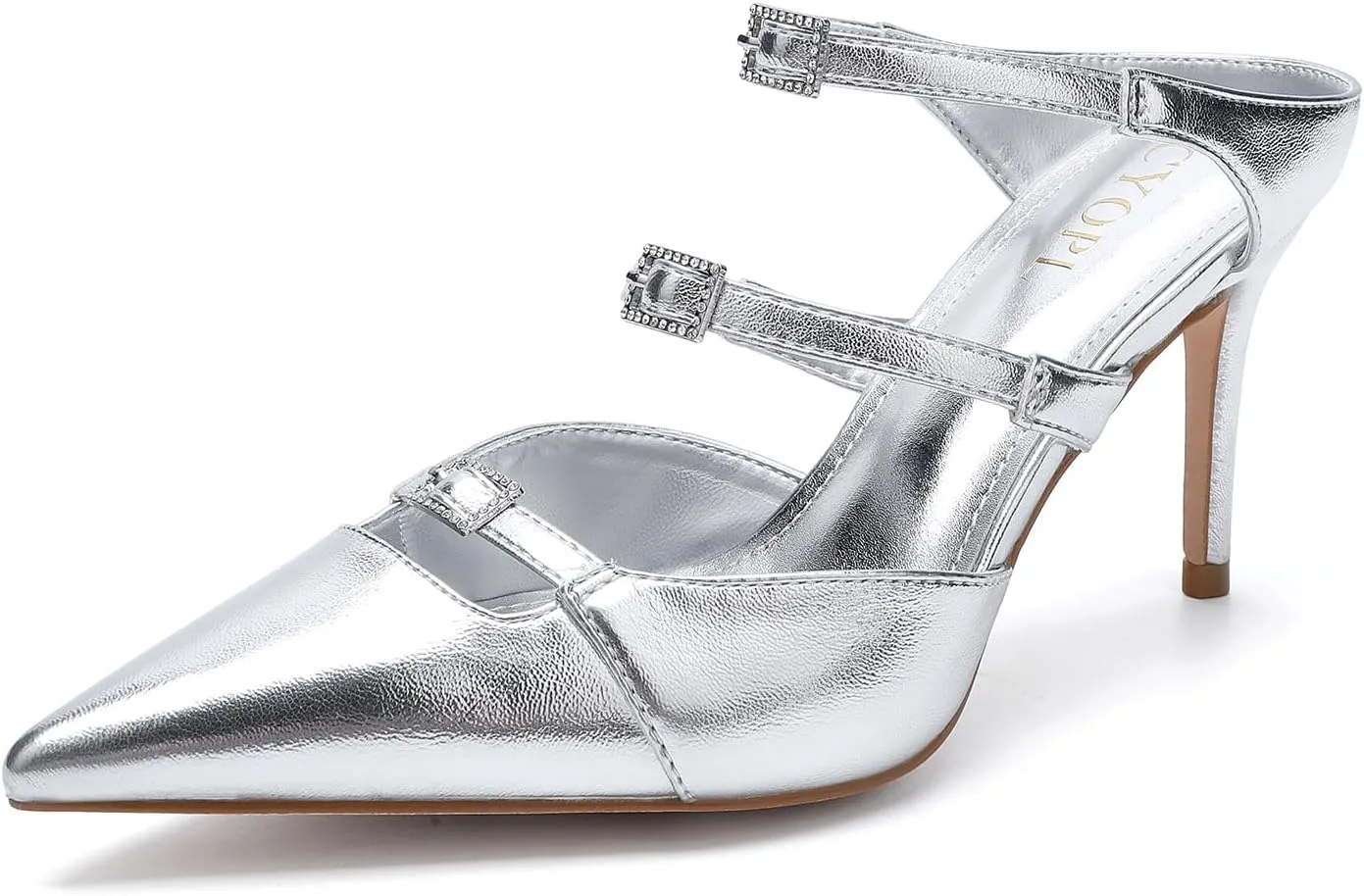 Pointed Toe Heels for Women, Closed Toe Stiletto Pumps Shoes