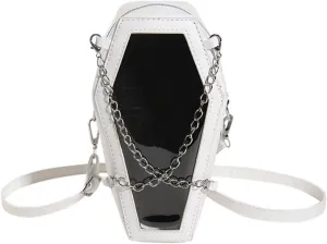 PVC Glossy Shoulder Bag For Women - Trendy Chain Strap Crossbody Purse