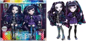 Rainbow High Shadow High Special Edition Twins- 2-Pack Fashion Doll. Purple & Black Designer Outfits with Accessories, Great Gift for Kids 6-12 Years Old & Collectors, Multicolor, 585879