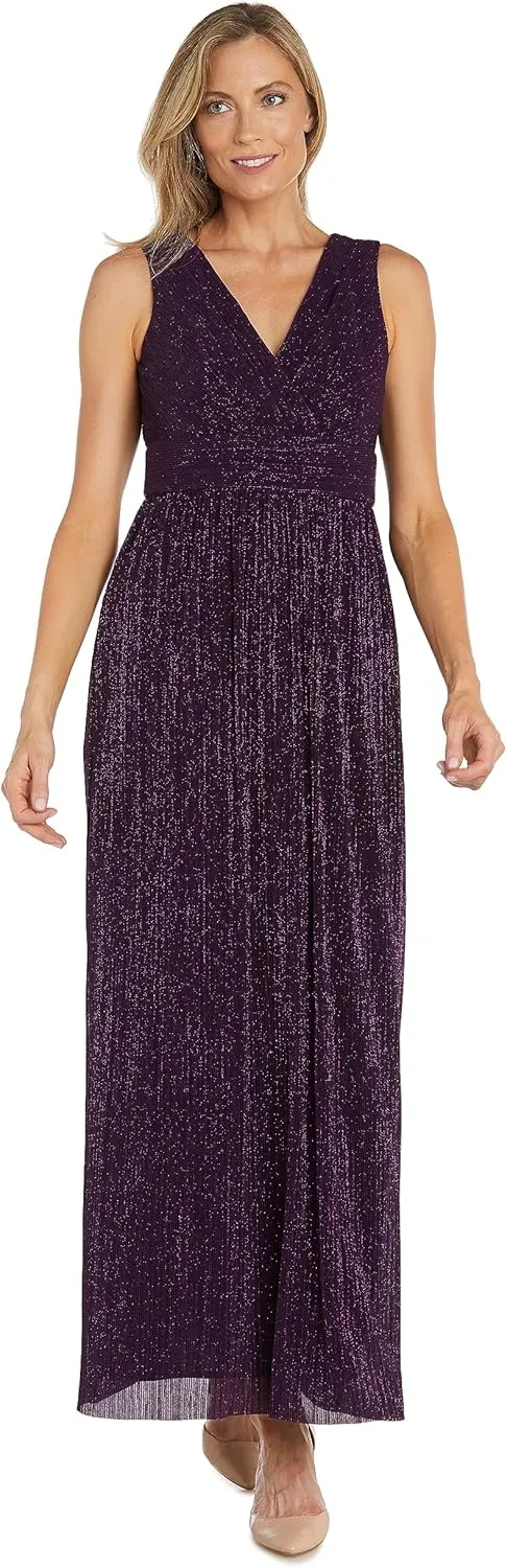 R&M Richards Women's 2 Piece Lace Mother of The Bride Dress and Shrug Set