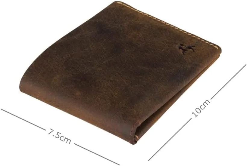 Raw Collection Dollar Unlined Very Slim Leather Wallet RW49 (Tan)