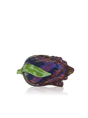 Reine Noire Tulip Clutch