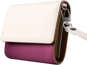 RFID-Blocking Women's Real Leather Wallet with Large Capacity and Wristlet - Small, Secure, and Chic - Conveniently Holds Cards, Cash, and Coins (Wine Red - RFID Protected with Wristlet)