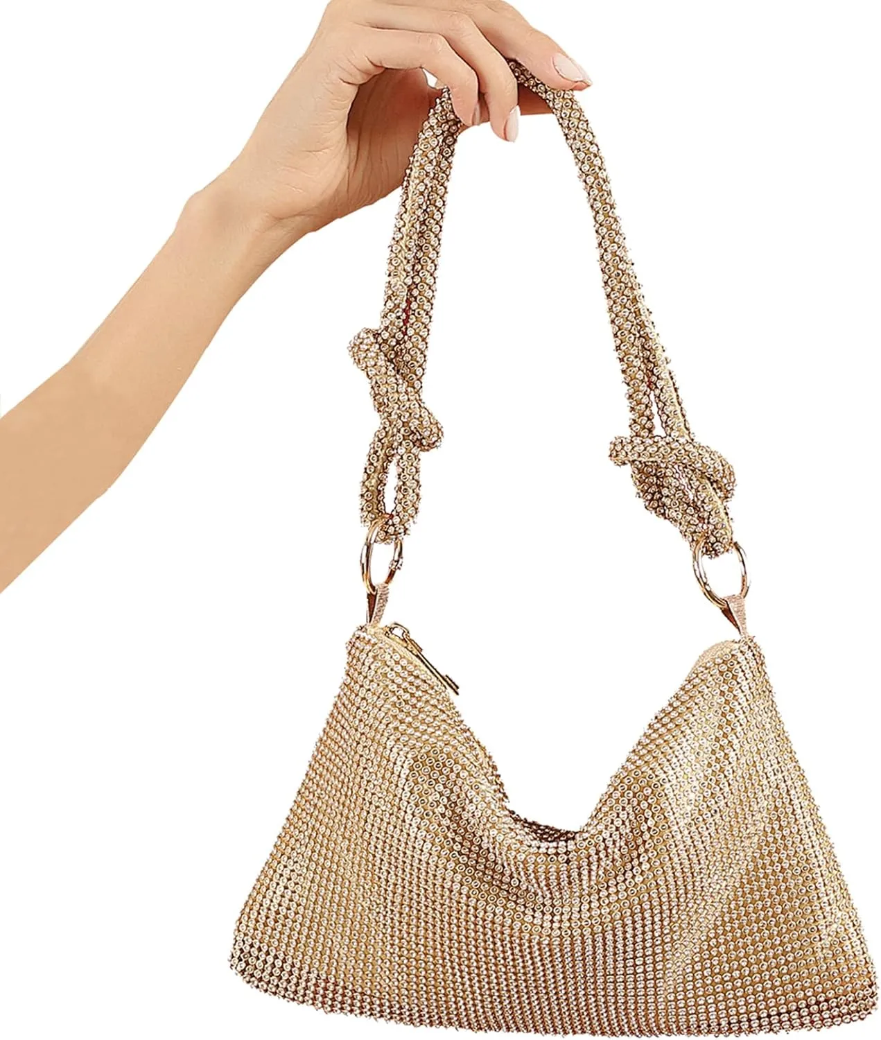 Rhinestone Purse Sparkly Bag Crystal Evening Clutch Bag for Women Evening Prom Rhinestone Handbag Bling Hobo Bag
