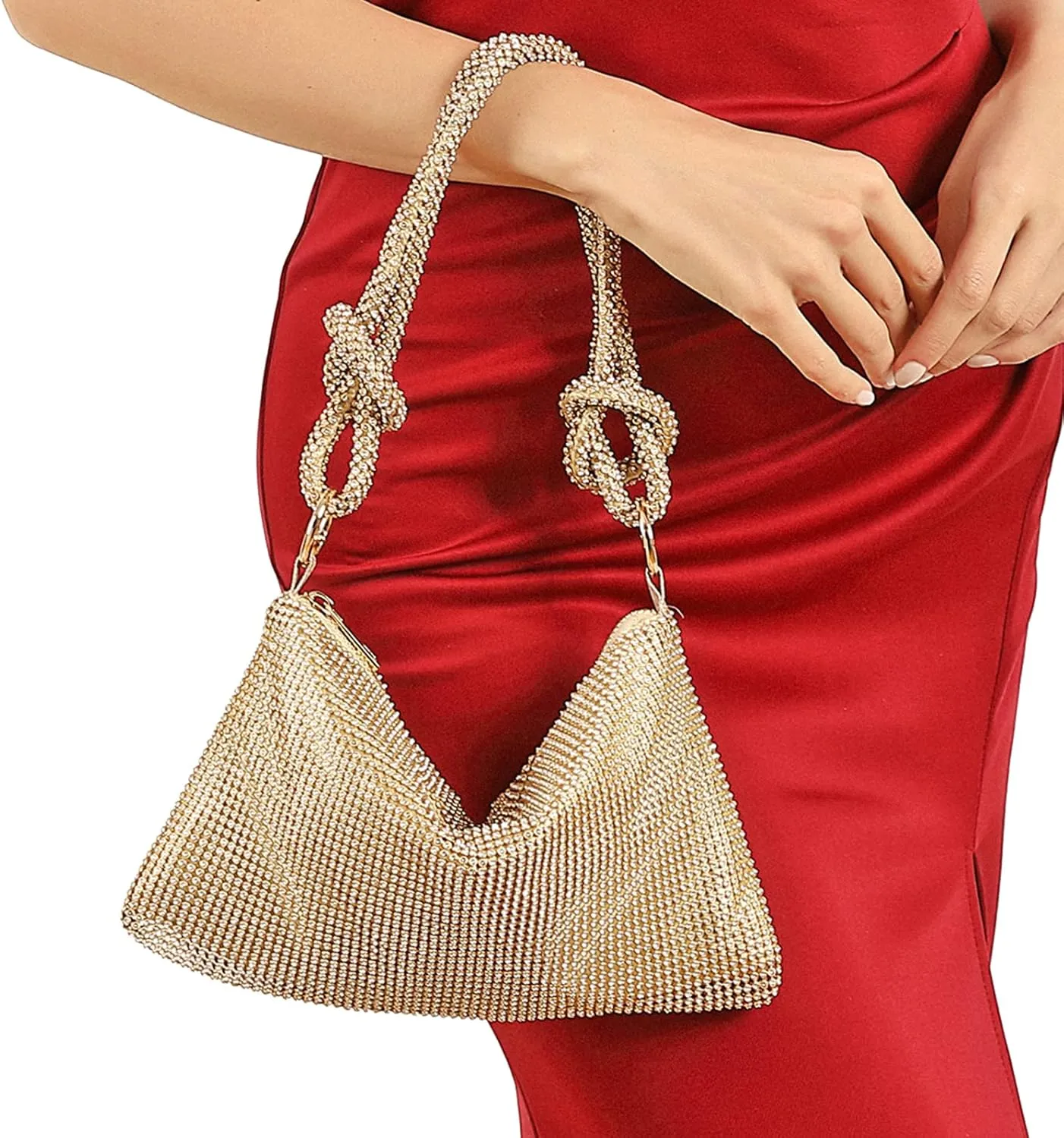 Rhinestone Purse Sparkly Bag Crystal Evening Clutch Bag for Women Evening Prom Rhinestone Handbag Bling Hobo Bag