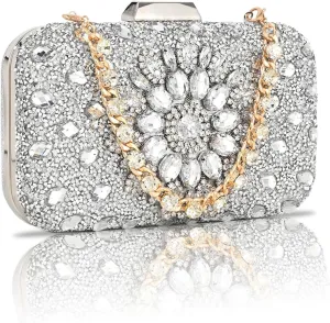 Rhinestone Purses for Women Rhinestone Evening Bag for Wedding Clutch Luxury Handbags Crossbody Bag for Party Prom