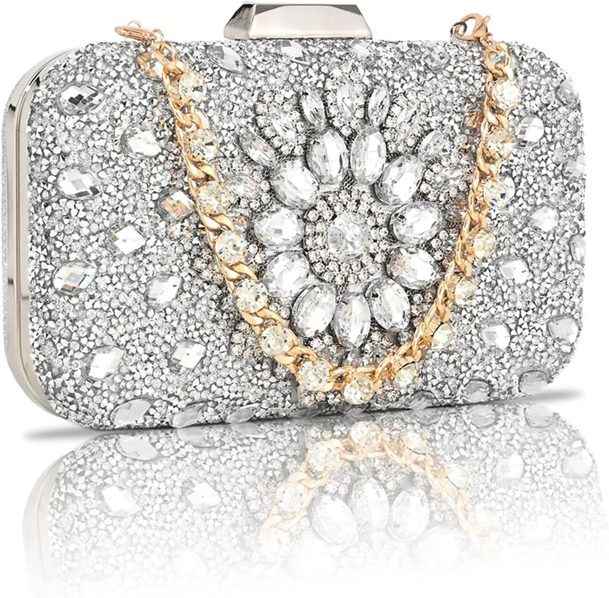 Rhinestone Purses for Women Rhinestone Evening Bag for Wedding Clutch Luxury Handbags Crossbody Bag for Party Prom