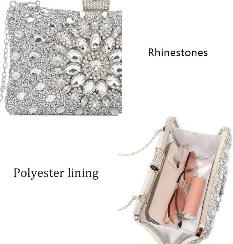 Rhinestones Evening Bag Women's Evening Dresses Clutch Purses