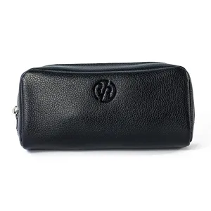 Rockwell Genuine Leather Shaving Dopp Kit | Minimalist Travel Toiletry Bag for Men | Hand-Stitched with Premium Leather for Razor and Accessories