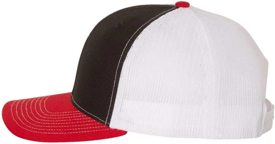 Saleen Performance Automotive Logo Laser Engraved Leather Patch Richardson 112 Snapback Trucker Hat Cap