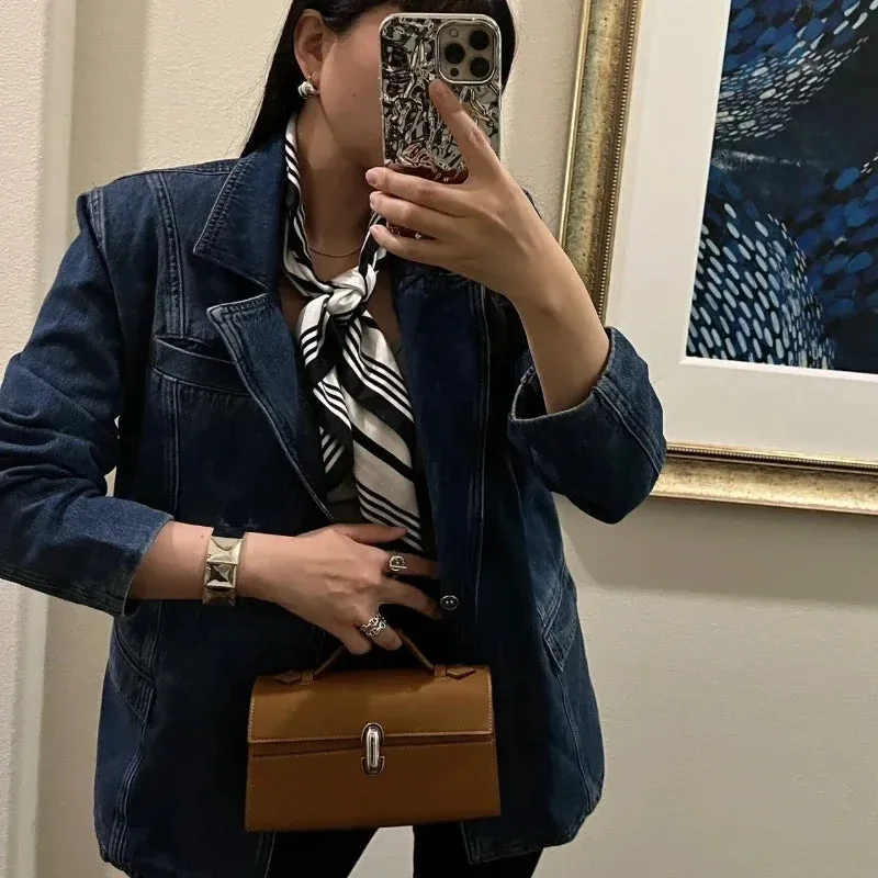 SAVETTE Genuine Leather Handbag