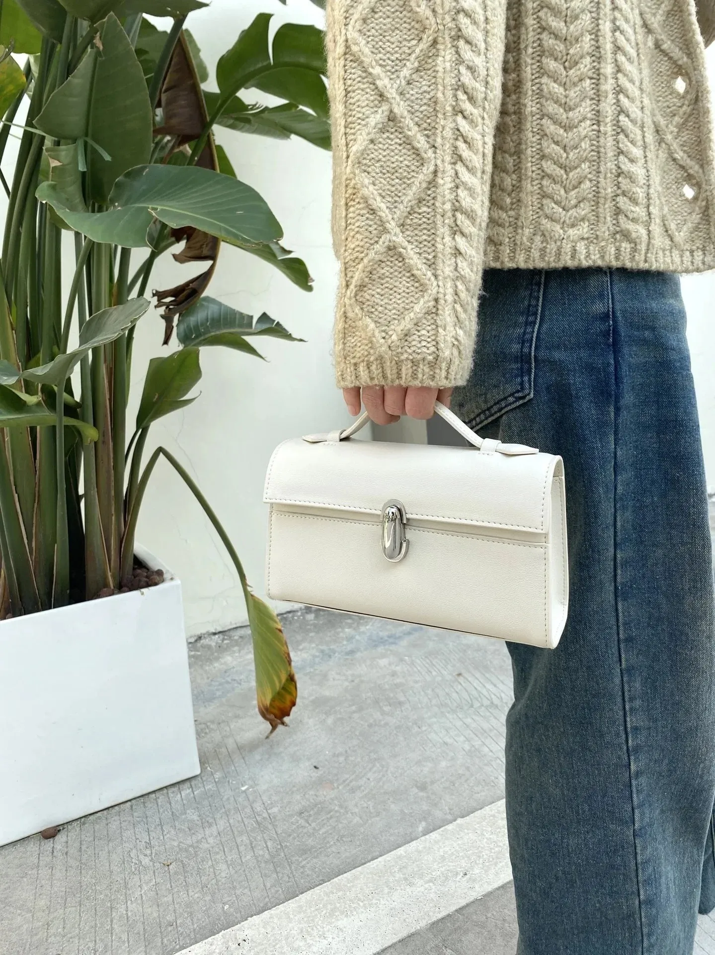 SAVETTE Genuine Leather Handbag