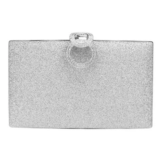 Shimmery Evening Clutch Crossbody Bag by Madeline Love