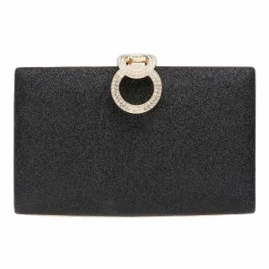 Shimmery Evening Clutch Crossbody Bag by Madeline Love