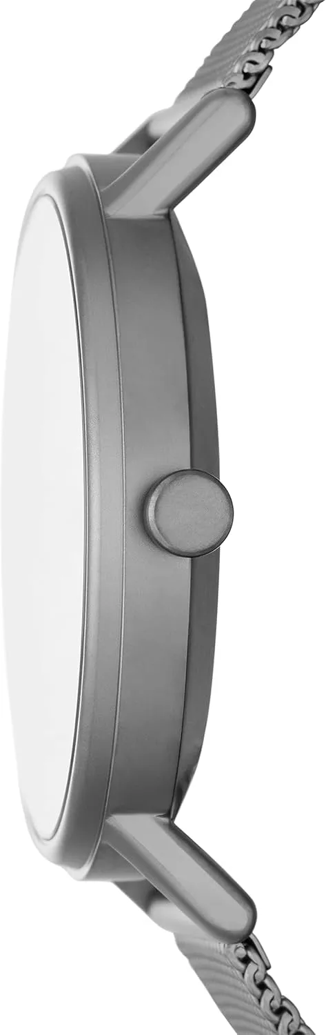 Skagen Kuppel or Riis Minimalist Men's Watch with Stainless Steel Mesh or Leather Band